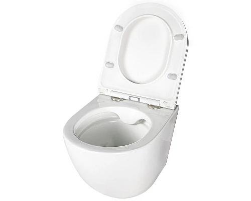 Заказать Унитаз Creto Cer C2 1001-002Cer-C1W подвесной с сиденьем Микролифт в магазине сантехники Santeh-Crystal.ru