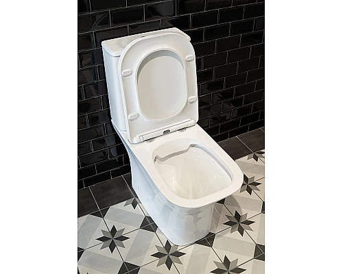 Приобрести Унитаз компакт Creto Cer C2 1002-002Cer-C2W с бачком и сиденьем Микролифт в магазине сантехники Santeh-Crystal.ru