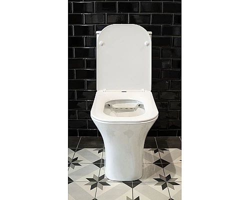 Приобрести Унитаз компакт Creto Cer C2 1002-002Cer-C2W с бачком и сиденьем Микролифт в магазине сантехники Santeh-Crystal.ru