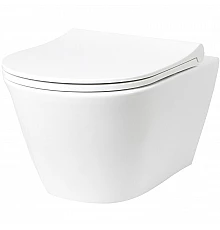 Унитаз Creto Logan L3 1003-001-L3W подвесной Белый без сиденья