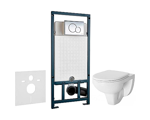 Приобрести Комплект унитаза Damixa Jupiter  DX77C1738SC с сиденьем Микролифт и инсталляцией WeltWasser WW Marberg 507 10000005949+10000005952 с клавишей смыва Хром глянцевый в магазине сантехники Santeh-Crystal.ru