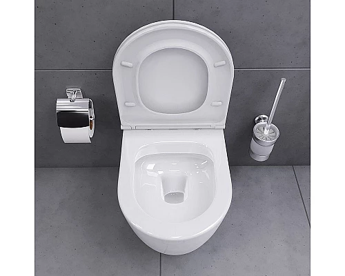 Купить Унитаз Damixa Sirius DX86C1700SC подвесной с сиденьем Микролифт в магазине сантехники Santeh-Crystal.ru