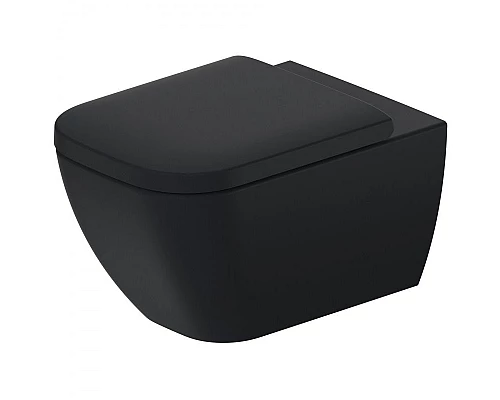 Приобрести Унитаз Duravit Happy D.2 2222098900 подвесной Антрацит матовый без сиденья в магазине сантехники Santeh-Crystal.ru