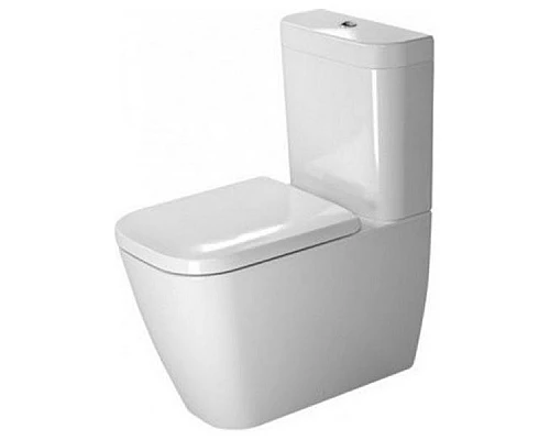 Приобрести Унитаз компакт Duravit Happy D 2 2134090000 без бачка и крышки-сиденья в магазине сантехники Santeh-Crystal.ru