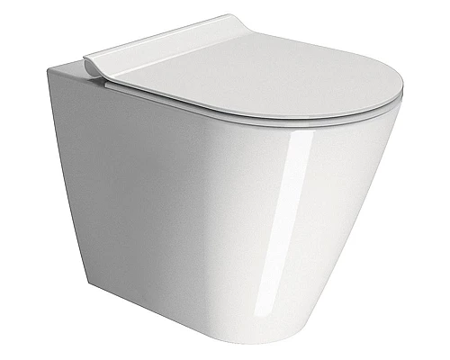 Приобрести Унитаз GSI Kube X 941011 приставной без сиденья в магазине сантехники Santeh-Crystal.ru