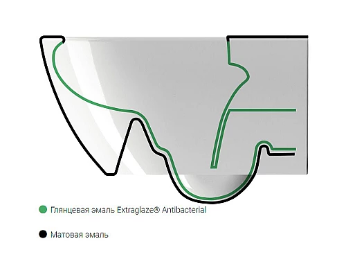 Купить Унитаз GSI Modo 981626 подвесной Ardesia opaco без сиденья в магазине сантехники Santeh-Crystal.ru