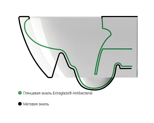Купить Унитаз GSI Pura 881509 подвесной Белый матовый без сиденья в магазине сантехники Santeh-Crystal.ru