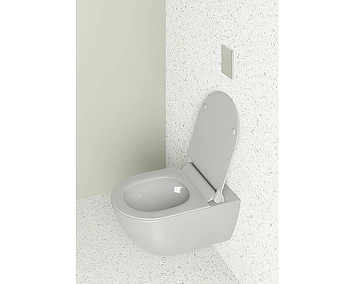 Заказать Унитаз GSI Pura 881517 подвесной Cenere opaco без сиденья в магазине сантехники Santeh-Crystal.ru