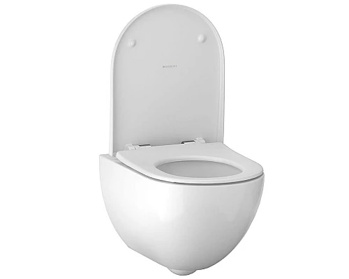 Купить Комплект унитаза с инсталляцией Geberit Acanto 500.301.KJ.A с сиденьем Микролифт и Белой клавишей смыва в магазине сантехники Santeh-Crystal.ru