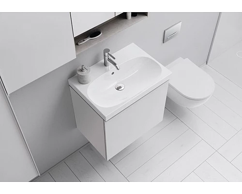 Купить Комплект унитаза с инсталляцией Geberit Acanto 500.301.KJ.A с сиденьем Микролифт и Белой клавишей смыва в магазине сантехники Santeh-Crystal.ru