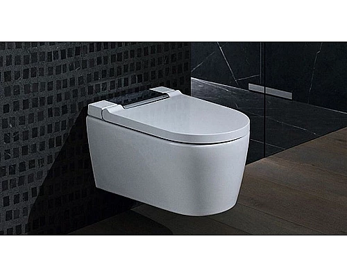 Заказать Унитаз-биде Geberit AquaClean Sela 146.224.11.1 подвесной с сиденьем Микролифт в магазине сантехники Santeh-Crystal.ru