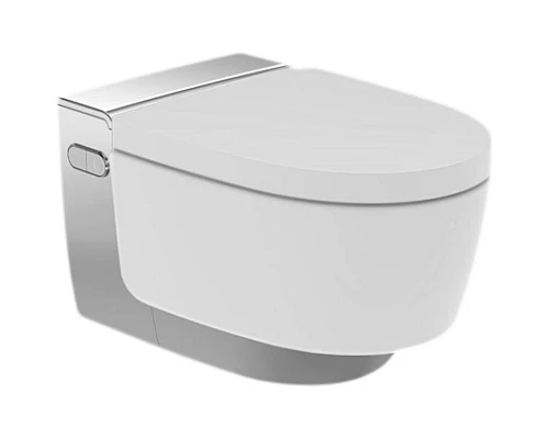 Купить Унитаз биде Geberit AquaClean Mera Comfort 146.214.21.1 Белый альпин/Хром в магазине сантехники Santeh-Crystal.ru