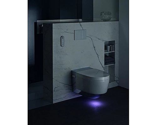 Купить Унитаз биде Geberit AquaClean Mera Comfort 146.214.21.1 Белый альпин/Хром в магазине сантехники Santeh-Crystal.ru