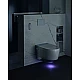 Купить Унитаз биде Geberit AquaClean Mera Comfort 146.214.21.1 Белый альпин/Хром в магазине сантехники Santeh-Crystal.ru
