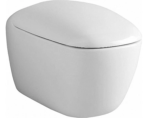 Приобрести Унитаз Geberit Citterio 500.510.01.1 подвесной без сиденья Белый в магазине сантехники Santeh-Crystal.ru