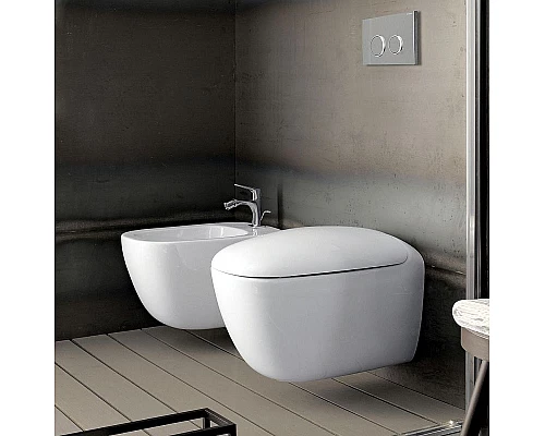 Приобрести Унитаз Geberit Citterio 500.510.01.1 подвесной без сиденья Белый в магазине сантехники Santeh-Crystal.ru