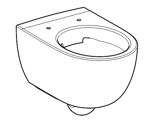 Купить Унитаз Geberit Renova Comfort 500.694.01.1 без сиденья в магазине сантехники Santeh-Crystal.ru