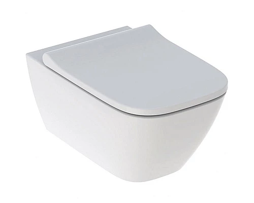 Купить Комплект унитаза Geberit Smyle 500.300.21.S с инсталляцией Sigma с сиденьем Микролифт и клавишей смыва Хром в магазине сантехники Santeh-Crystal.ru