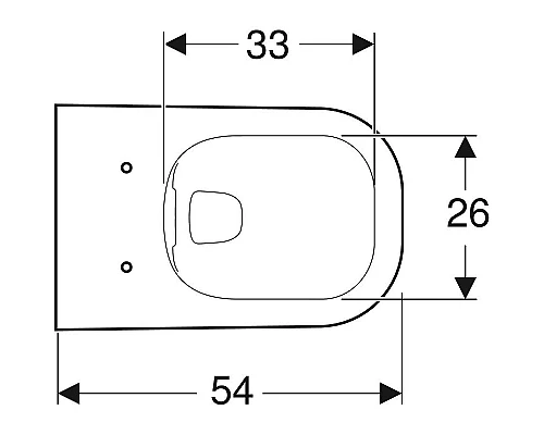 Приобрести Унитаз Geberit Smyle 500.210.01.1 без сиденья в магазине сантехники Santeh-Crystal.ru