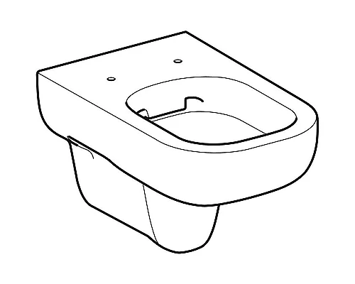 Приобрести Унитаз Geberit Smyle 500.210.01.1 без сиденья в магазине сантехники Santeh-Crystal.ru