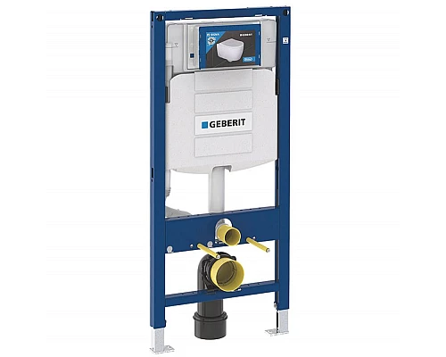 Заказать Комплект унитаза с инсталляцией Geberit iCon T54 Rimfree 500.300.01.I с сиденьем Микролифт и Белой клавишей смыва в магазине сантехники Santeh-Crystal.ru