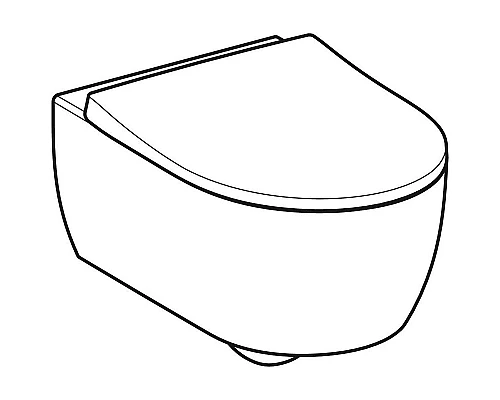 Приобрести Унитаз Geberit iCon 500.784.01.1 с сиденьем в магазине сантехники Santeh-Crystal.ru