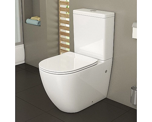 Приобрести Унитаз компакт Grossman GR-4446S с бачком и сиденьем Микролифт в магазине сантехники Santeh-Crystal.ru