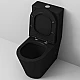 Приобрести Унитаз компакт Grossman GR-4449BMS Черный матовый с бачком и сиденьем Микролифт в магазине сантехники Santeh-Crystal.ru