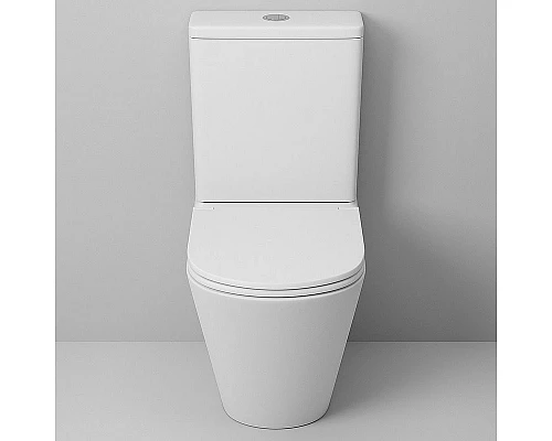 Заказать Унитаз компакт Grossman GR-4450MS Белый матовый с сиденьем Микролифт в магазине сантехники Santeh-Crystal.ru