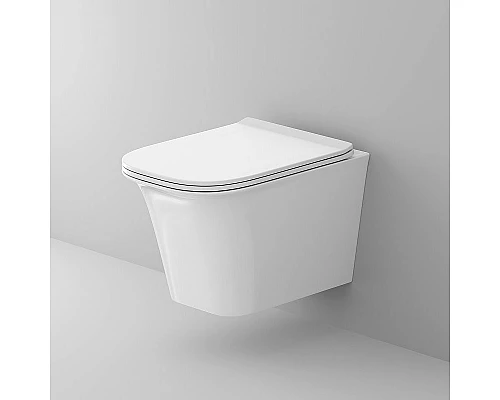 Приобрести Унитаз Grossman Classic GR-4463S подвесной Белый глянец с сиденьем Микролифт в магазине сантехники Santeh-Crystal.ru