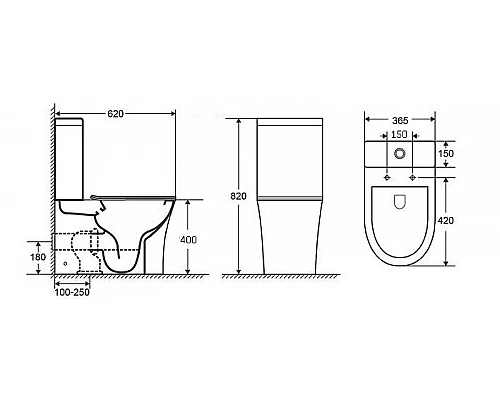 Приобрести Унитаз компакт Grossman Classic GR-4466S с бачком и сиденьем Микролифт в магазине сантехники Santeh-Crystal.ru