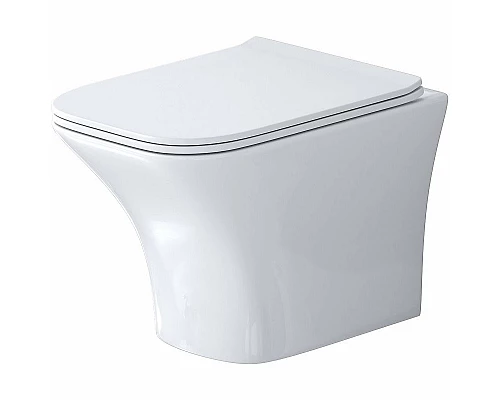 Купить Унитаз Grossman Galaxy GR-4476S подвесной Белый глянец с сиденьем Микролифт в магазине сантехники Santeh-Crystal.ru