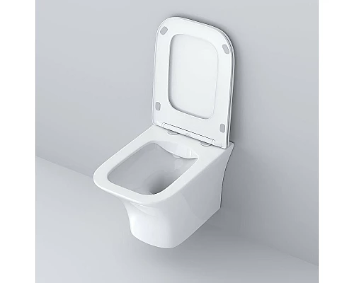 Купить Унитаз Grossman Galaxy GR-4476S подвесной Белый глянец с сиденьем Микролифт в магазине сантехники Santeh-Crystal.ru