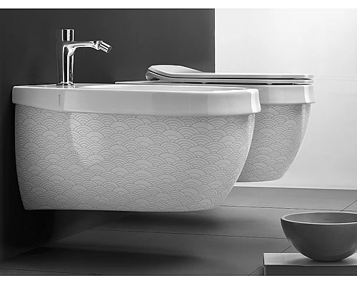 Приобрести Унитаз Hatria Abito YXX6 подвесной без сиденья в магазине сантехники Santeh-Crystal.ru