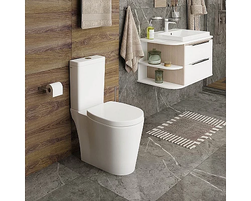 Купить Унитаз компакт Iddis Calipso Rimless CALRDSEi24 с бачком и сиденьем Микролифт в магазине сантехники Santeh-Crystal.ru