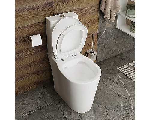 Купить Унитаз компакт Iddis Calipso Rimless CALRDSEi24 с бачком и сиденьем Микролифт в магазине сантехники Santeh-Crystal.ru