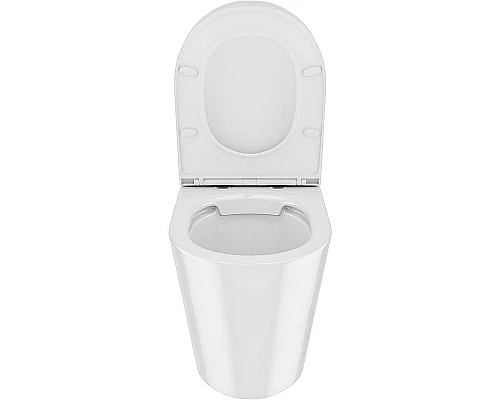 Заказать Унитаз Iddis Calipso Rimless CALRDSEi26 приставной с сиденьем Микролифт в магазине сантехники Santeh-Crystal.ru