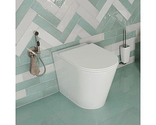 Заказать Унитаз Iddis Calipso Rimless CALRDSEi26 приставной с сиденьем Микролифт в магазине сантехники Santeh-Crystal.ru