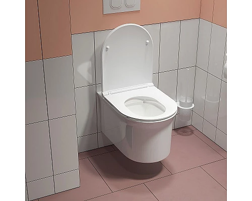 Купить Унитаз Iddis Sena SENRDSEi25 подвесной с сиденьем Микролифт в магазине сантехники Santeh-Crystal.ru