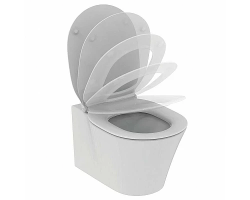 Заказать Комплект унитаза с инсталляцией Ideal Standard Connect Air P212101 с сиденьем Микролифт и клавишей смыва Хром в магазине сантехники Santeh-Crystal.ru