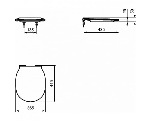 Заказать Комплект унитаза с инсталляцией Ideal Standard Connect Air P212101 с сиденьем Микролифт и клавишей смыва Хром в магазине сантехники Santeh-Crystal.ru
