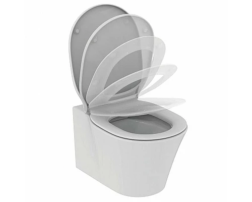 Приобрести Комплект унитаза с инсталляцией Ideal Standard Connect Air PR212101 с сиденьем Микролифт и клавишей смыва Хром в магазине сантехники Santeh-Crystal.ru