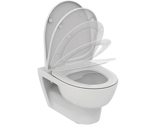 Приобрести Унитаз Ideal Standard Esedra Rimless T365701 подвесной с сиденьем Микролифт в магазине сантехники Santeh-Crystal.ru