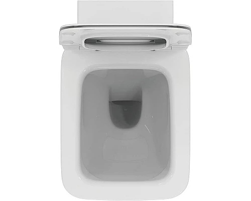 Приобрести Унитаз Ideal Standard Strada II AquaBlade T359801 приставной с сиденьем Микролифт в магазине сантехники Santeh-Crystal.ru