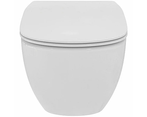 Заказать Комплект унитаза с инсталляцией Ideal Standard Tesi Rimless TT00003/115A6 с сиденьем Микролифт и Черной матовой клавишей смыва в магазине сантехники Santeh-Crystal.ru