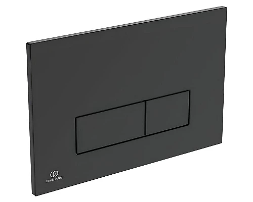 Приобрести Комплект унитаза с инсталляцией Ideal Standard Tesi Rimless TT00003/121A6 с сиденьем Микролифт и Черной матовой клавишей смыва в магазине сантехники Santeh-Crystal.ru