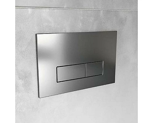 Купить Комплект унитаза с инсталляцией Ideal Standard Tesi Rimless TT00003/121JG с сиденьем Микролифт и клавишей смыва Хром матовый в магазине сантехники Santeh-Crystal.ru