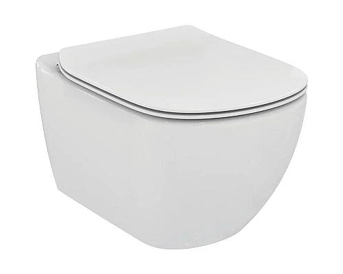 Купить Комплект унитаза с инсталляцией Ideal Standard Tesi Aqua Blade TT00002/115JG с сиденьем Микролифт и клавишей смыва Хром матовый в магазине сантехники Santeh-Crystal.ru