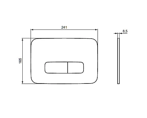 Купить Комплект унитаза с инсталляцией Ideal Standard Tesi Aqua Blade TT00002/459AW с сиденьем Микролифт и Белой матовой клавишей смыва в магазине сантехники Santeh-Crystal.ru
