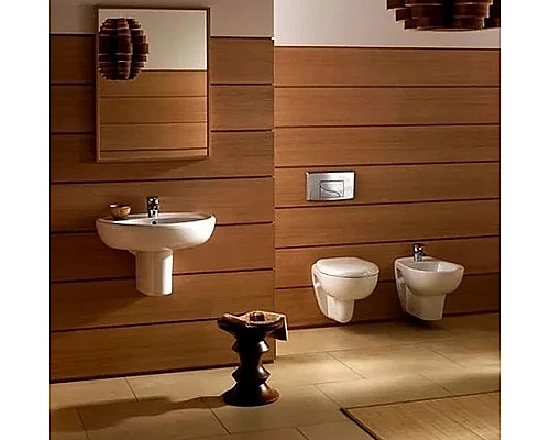 Заказать Комплект унитаза с инсталляцией Jacob Delafon Brive E21733RU-00 с сиденьем Микролифт и клавишей смыва Хром в магазине сантехники Santeh-Crystal.ru